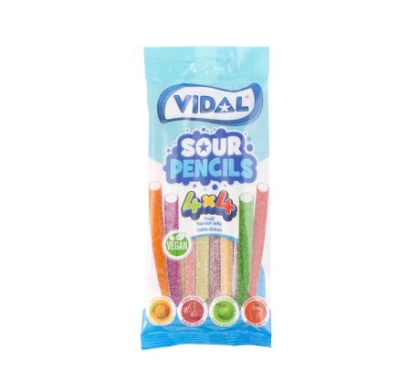 Vidal Sour Pencils 4x4 100g