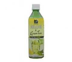 Aloe vera 0,5l Zelený čaj citrónový