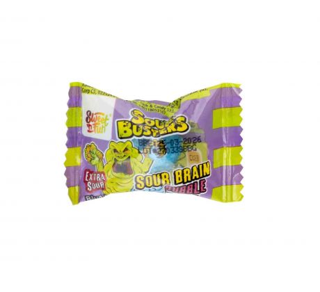 Sour Busters Sour Brain Bubble Gum 5g