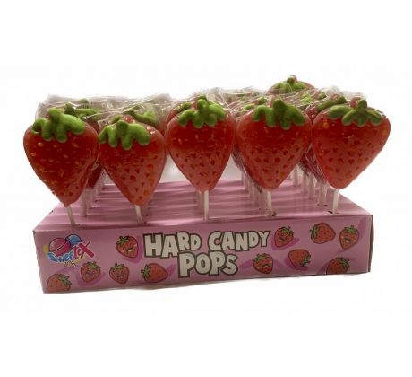 Hard Candy Pops 56g Strawberry