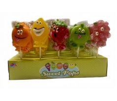 Sweet Pops 56g Fruit Smily Faces