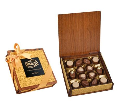 Bolci Drevená kazeta 130g Gold