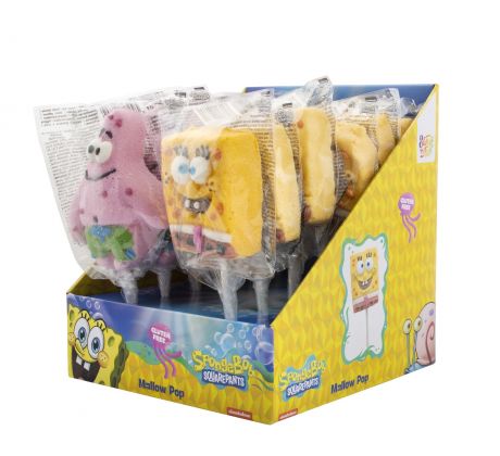 Sponge Bob Mallow Pop 45g