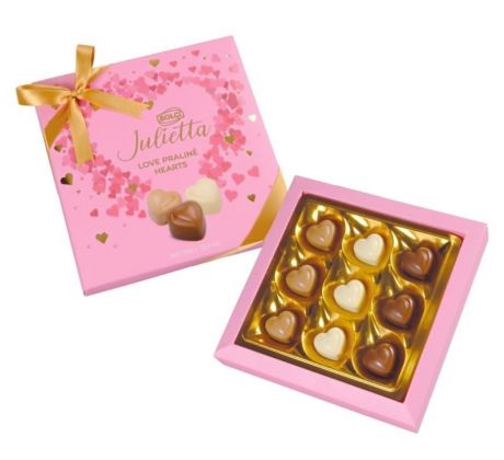 Julietta 108g Love Praliné Hearts