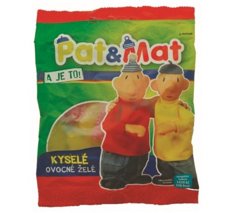 Pat & Mat 70g kyslé ovocné želé