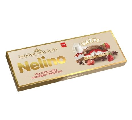 Nelino 270g Milk Chocolate & Strawberry Cheesecake