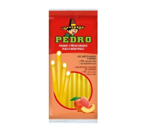 Pedro Pelendreky 80g broskyňové