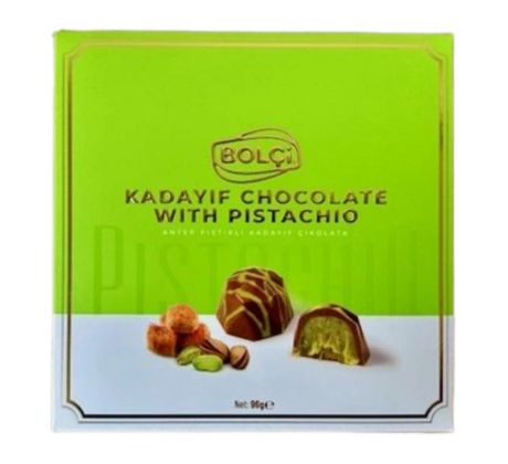 Kadayif Chocolate with Pistachio 96g