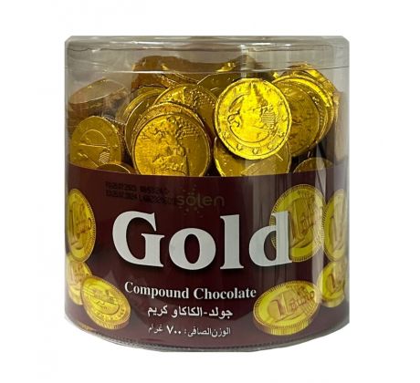 Čokoládové mince 2,8g Gold