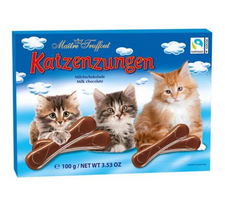 Mačacie jazýčky 100g mliečne