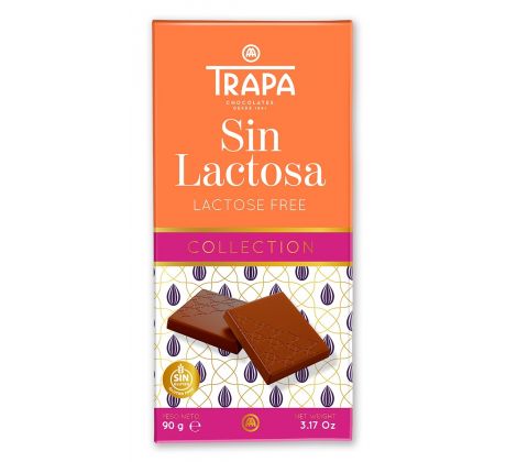 Trapa 90g Sin Lactosa Milk Chocolate
