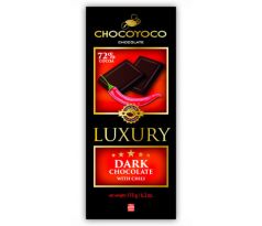 Luxury 175g Dark Chocolate 72% Chili