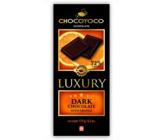 Luxury 175g Dark Chocolate 72% Orange