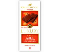 Luxury 175g Milk Chocolate 32% Caramel Crisps