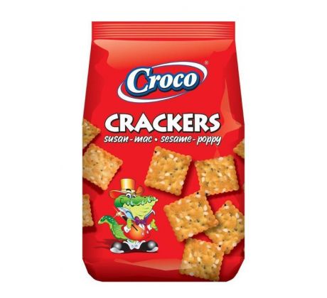 Croco Crackers 100g Sesame Poppy
