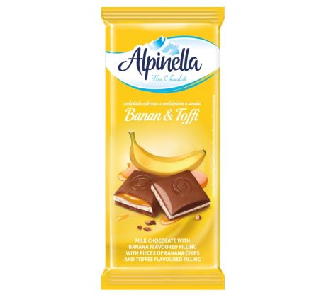 Alpinella 100g Banana & Toffi