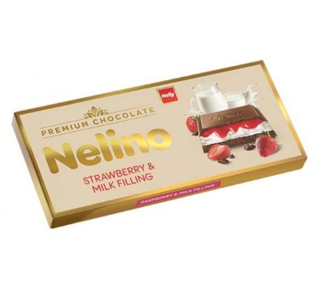 Nelino 85g Strawberry & Milk Filling