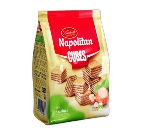 Napolitan Cubes 250g Hazelnut