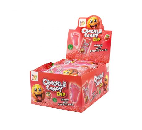 Crackle Candy Dip 14g Strawberry