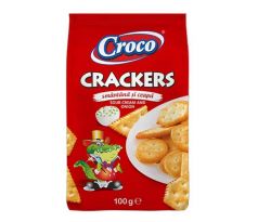 Croco Crackers 100g Sour Cream and Onion